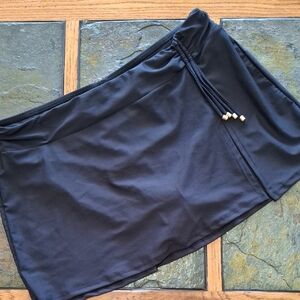 Black Swim Skort